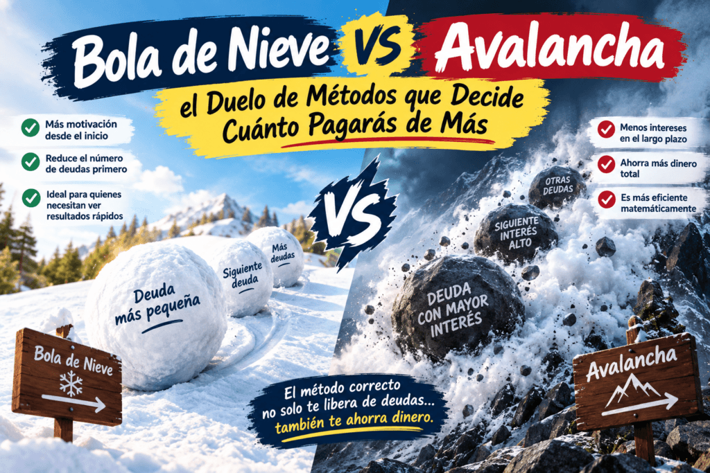 Bola de Nieve vs Avalancha: el Duelo de Métodos que Decide Cuánto Pagarás de Más